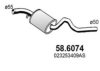 VW 023253409AS Middle Silencer